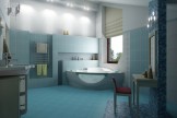 дизайн и интерьер ванной комнаты (Белый Куб)