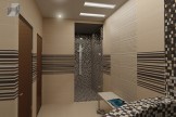 интерьер дизайн ванной комнаты (Белый Куб)