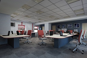 3D визуализация интерьера офиса