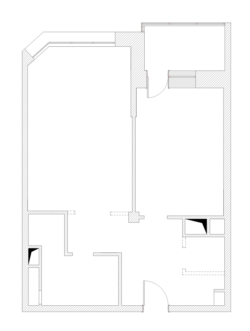 Дизайн проект двухкомнатной квартиры